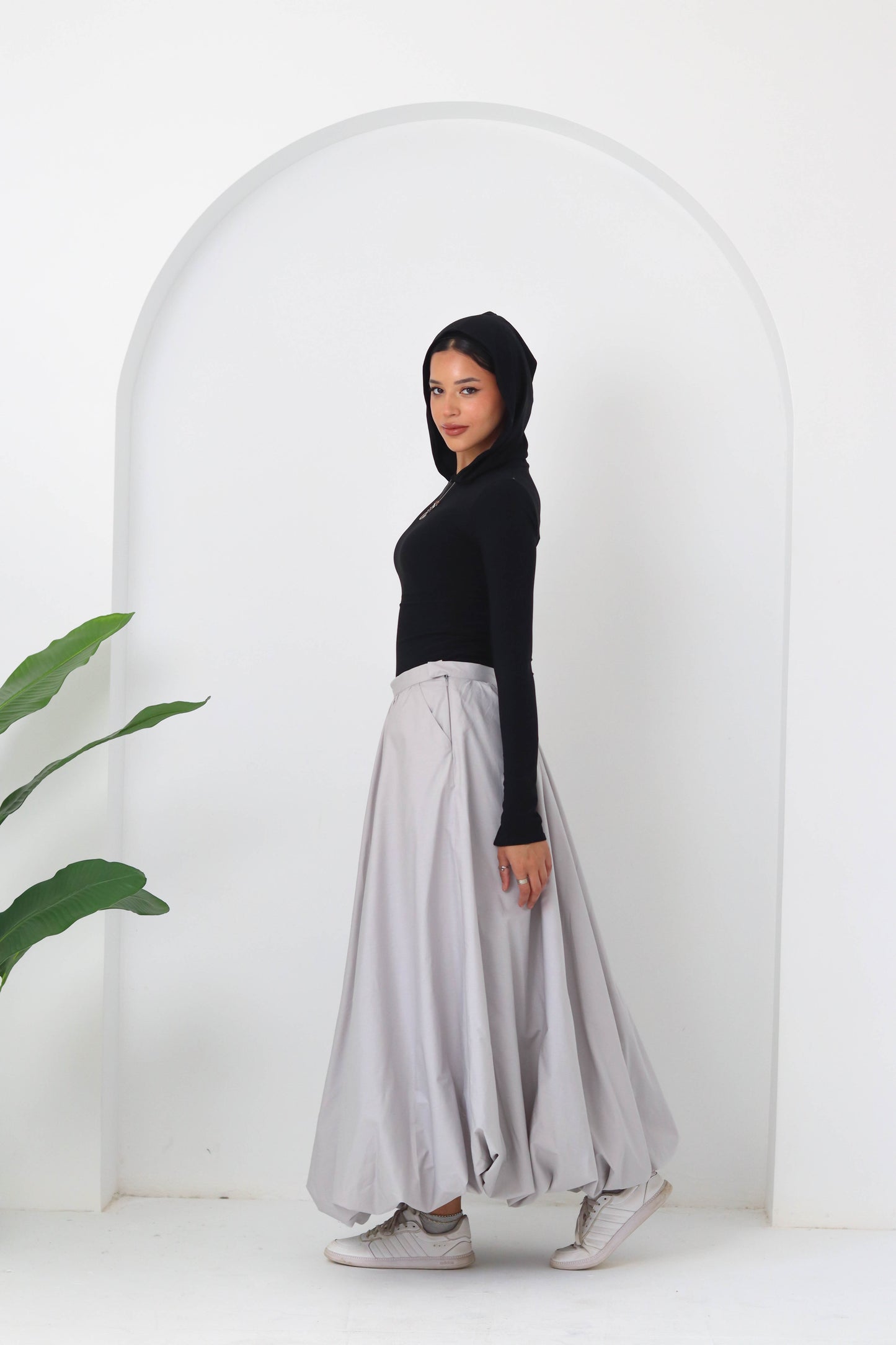 Bubble skirt In grey