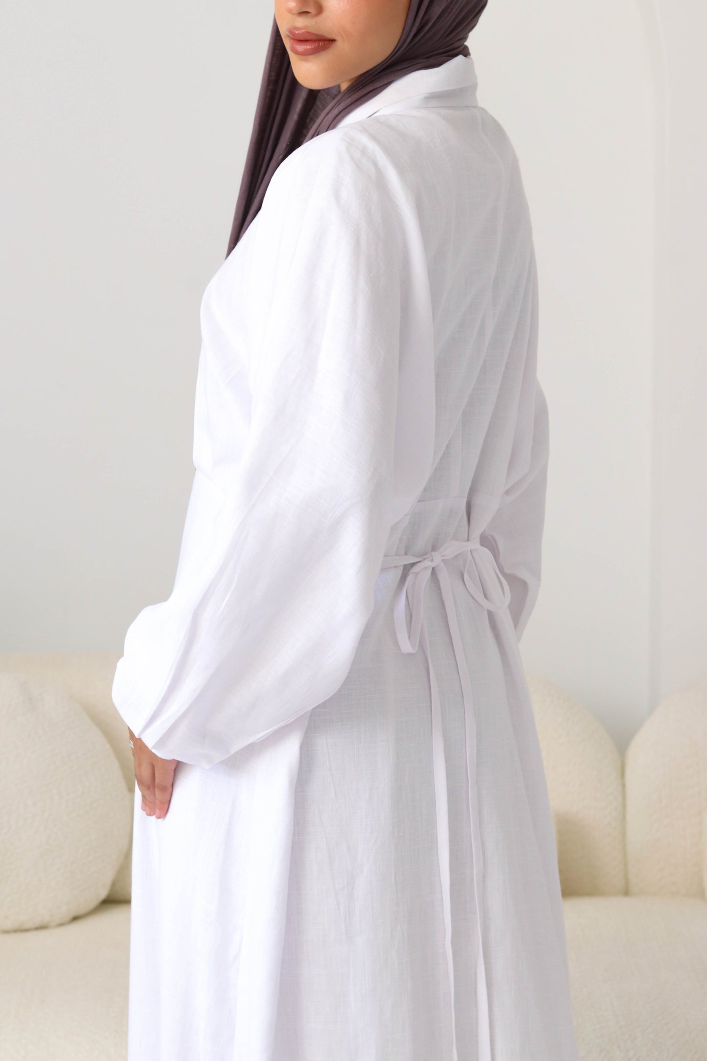Shirt Dress In White