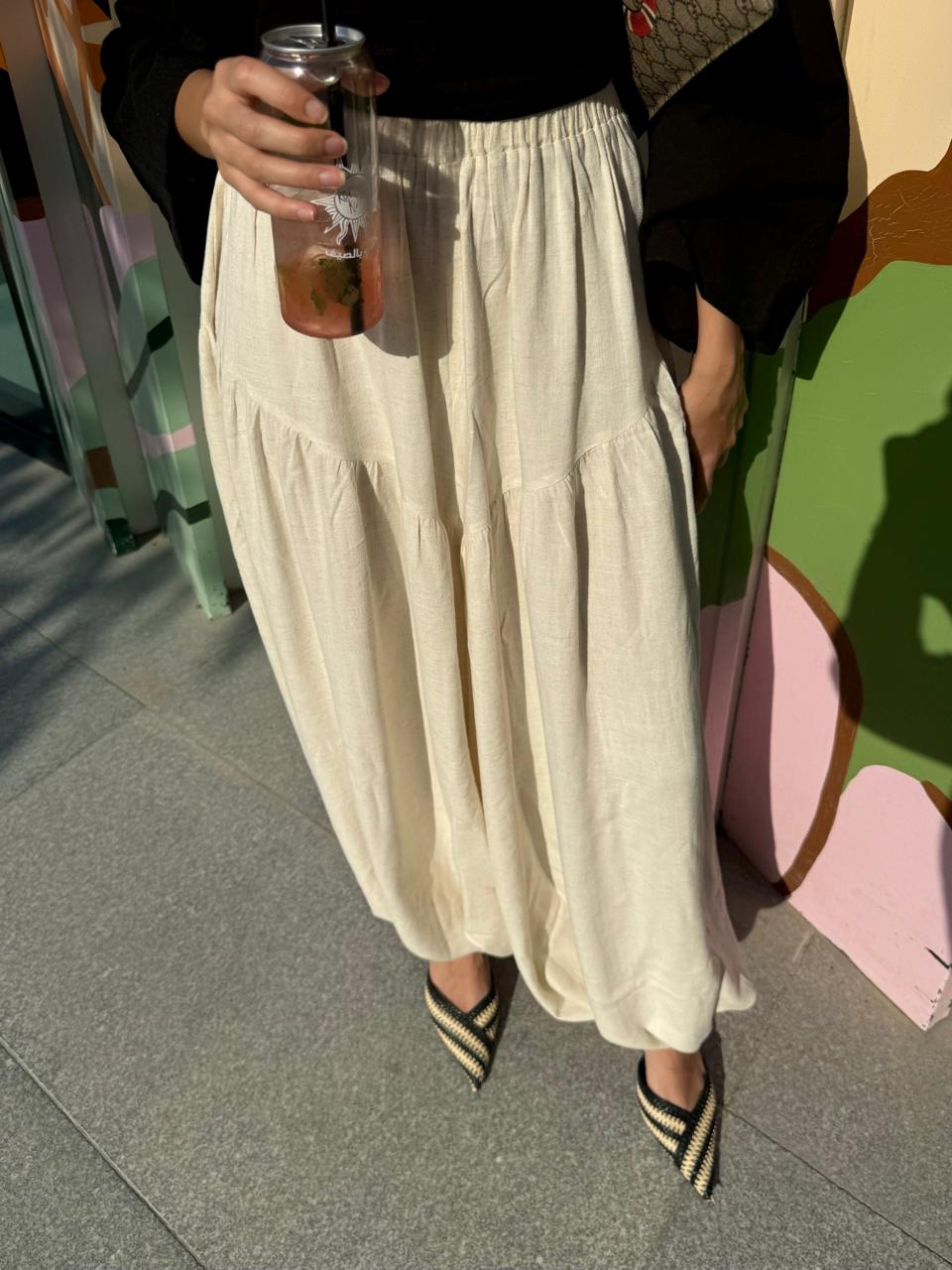 Boho Pants In Beige
