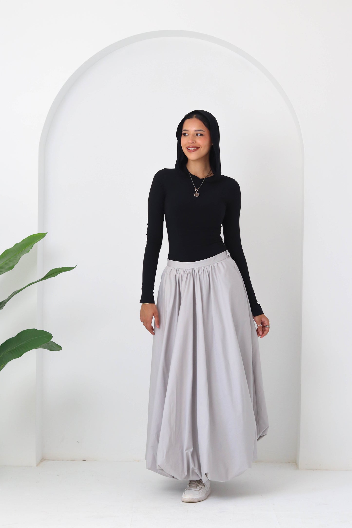 Bubble skirt In grey