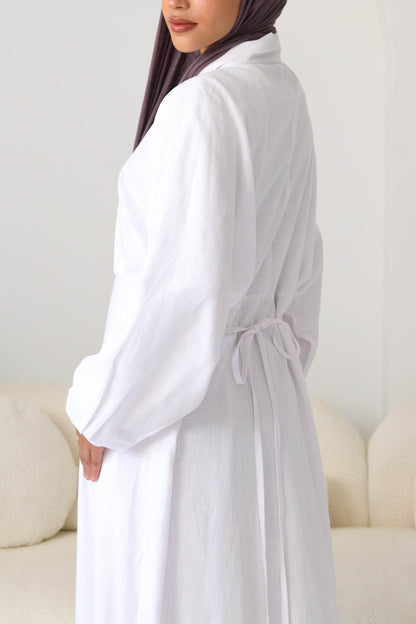 Shirt Dress In White