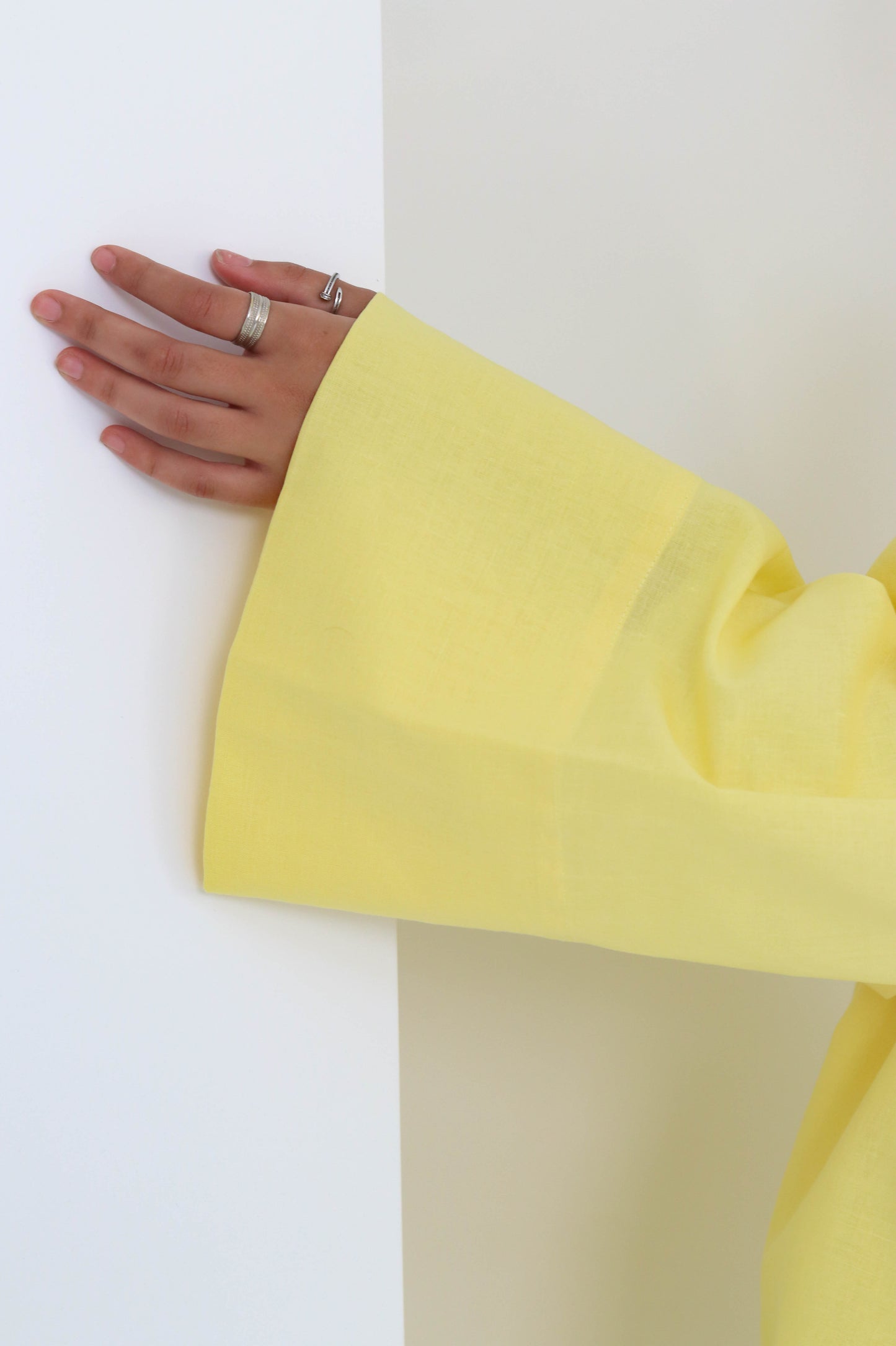 Linen Set In Yellow