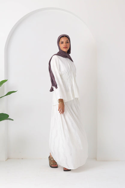 Skirt Set In White