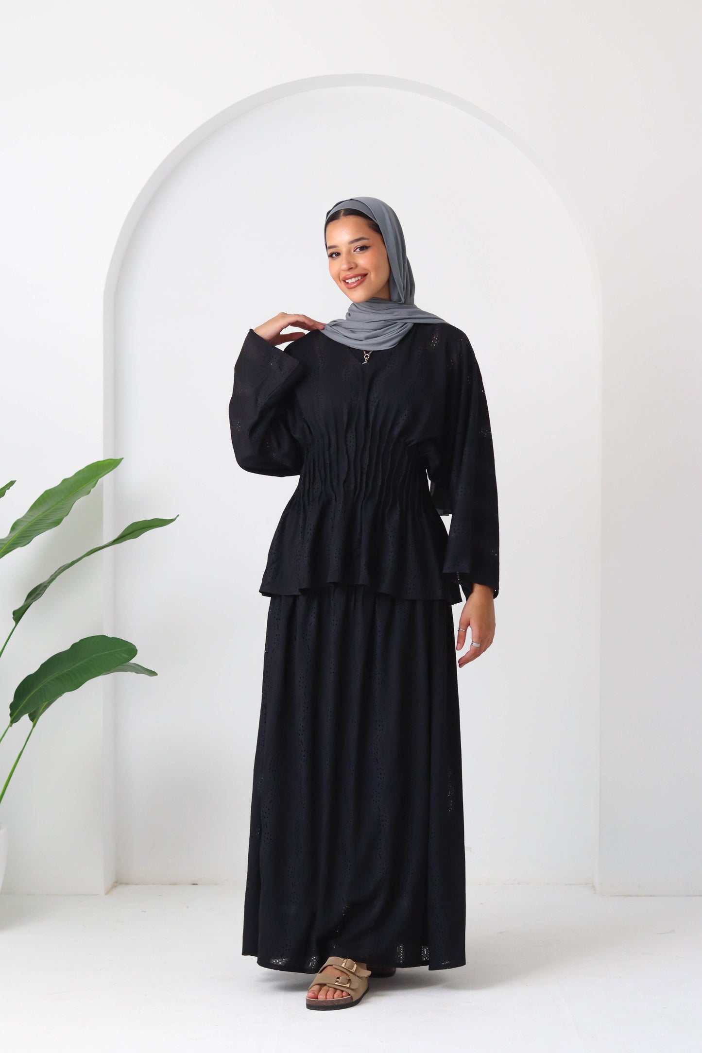 Skirt Set In Black