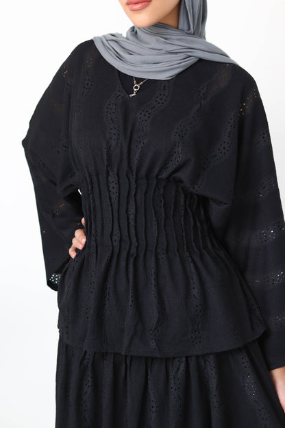 Skirt Set In Black