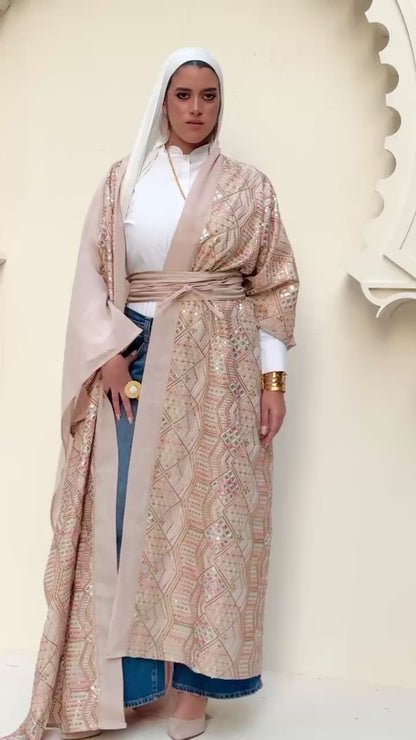 Indian embroidery kaftan